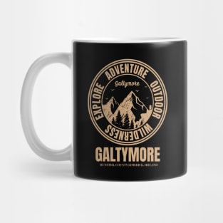 Mountain Hiking In Galtymore Ireland, Hiker Trails Mug